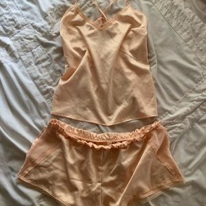 silk pajama set